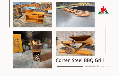 Corten Steel BBQ Grill